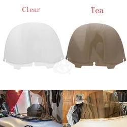 13 Inch Clear/Tea Motorcycle Windshield Windscreen case for Harley Touring Street Glide Electra Ultra Classic 1996-2013