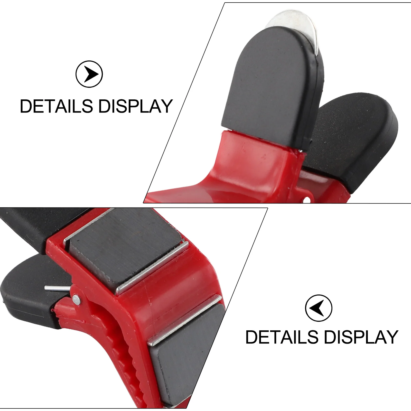 Mantieni la transizione delle spazzole Ampio circa cm pollici Clip di supporto Ampia quantità Pc Rosso Utile per inserire teloni e lasciare vestiti in posizione