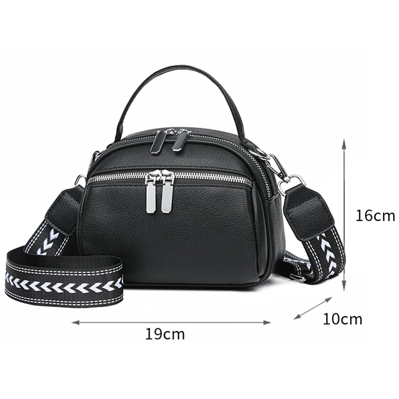 Fashion Simplicity Women Single Shoulder Crossbody Bag with Multiple Pockets Large Capacity Female Handbag Luxury Brand Bags Sac