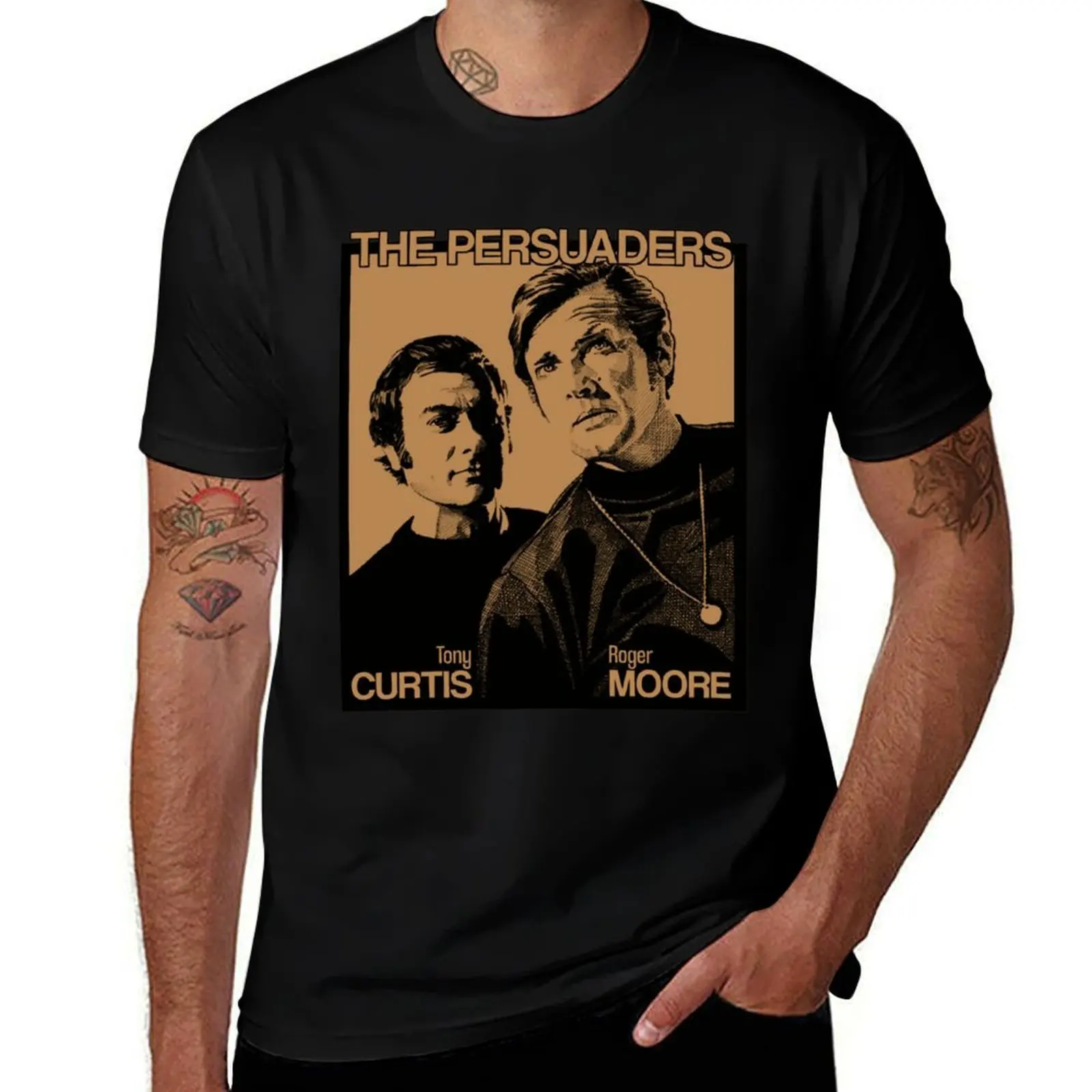 

Poster The Persuaders Classic . T-Shirt street wear blacks summer clothes kawaii clothes black t shirts for men