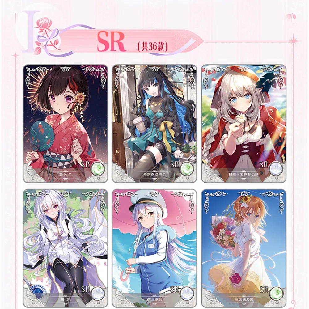 Goddess Story Collection Cards Booster Box Youthful Vitality Pretty Girls Visual Feast Anime Tcg Game Cards Kids Birthday Gifts