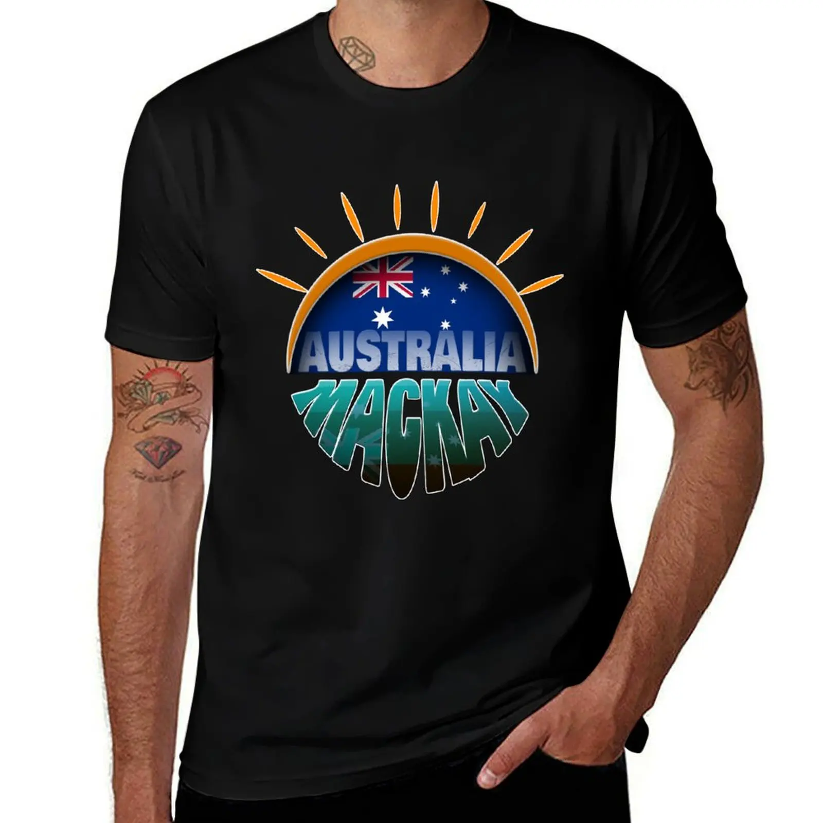 

Mackay australia T-Shirt graphic t shirt vintage animal prinfor boys Blouse luxury designer plain black t shirts men