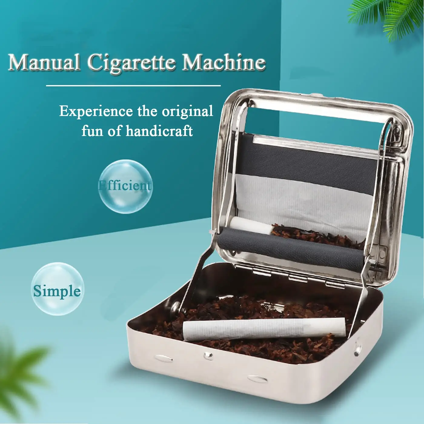 آلة لف المعادن 70 مللي متر/78 مللي متر/110 مللي متر ورقة اليد لفة صندوق مخزن علبة السجائر أداة التدخين عن طريق لف السجائر الخاصة بك