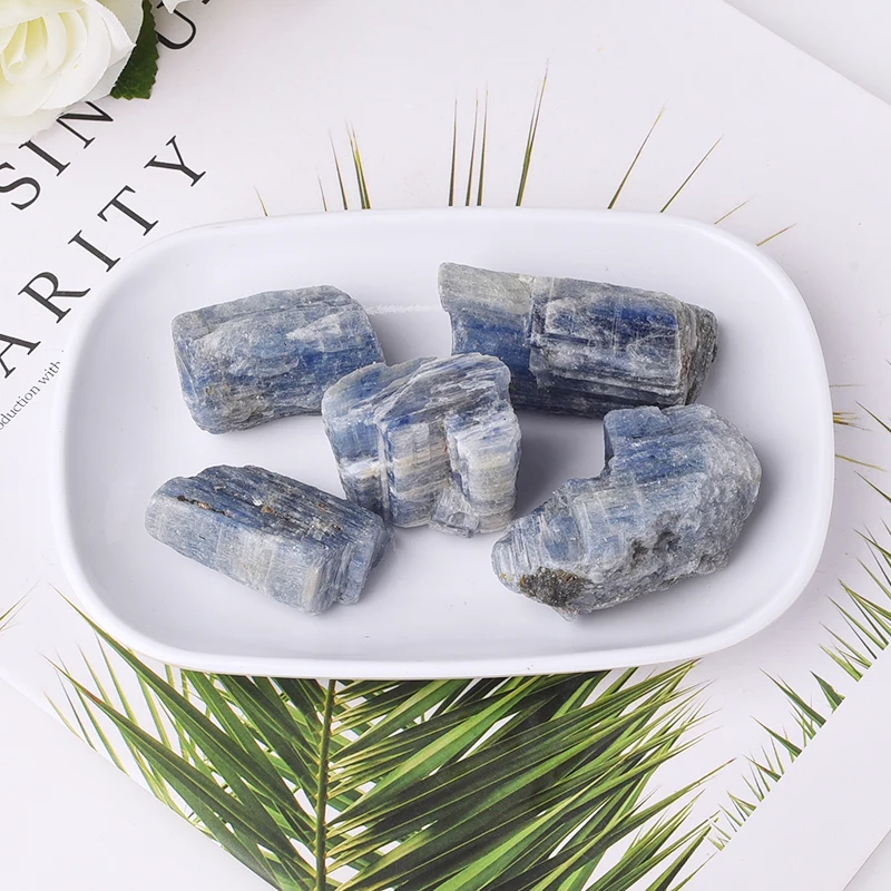 Natural Blue Kyanite Raw Stone Rough Crystal Stone Gemstone Jewelry Glitter Healing crystal