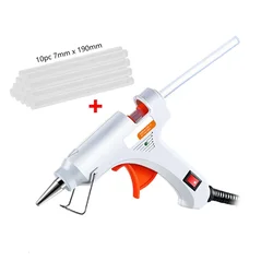 90W Hot Melt Glue Gun with Switch for 7mm Glue Stick Mini Indusrial Adhesive Hot Gun Electric Heat Temperature Gun Repair Tool