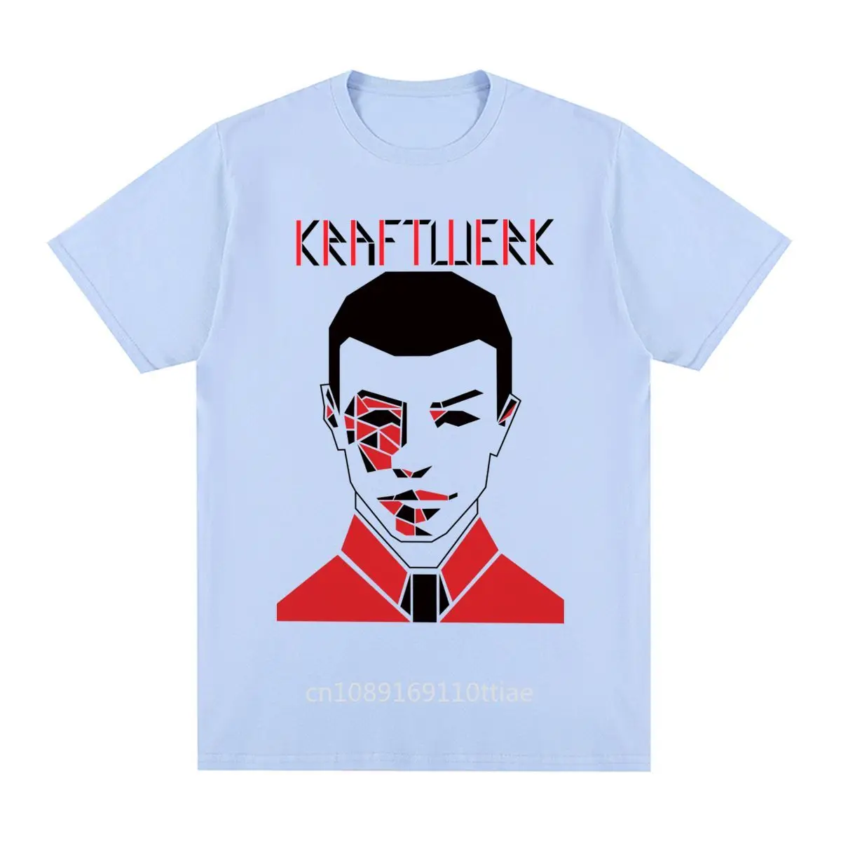 Kraftwerk Vintage T-shirt  70s Electronic Synth Avant Garde Fashion Retro Graphic Cotton Men T Shirt New Tee Tshirt Womens Tops