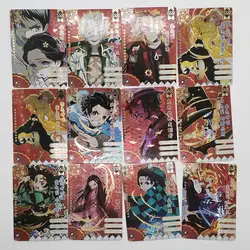 Anime Demon Slayer SSR series collection card Tomioka Giyuu Rengoku Kyoujurou Uzui Tengen giocattoli per bambini scheda di gioco da tavolo