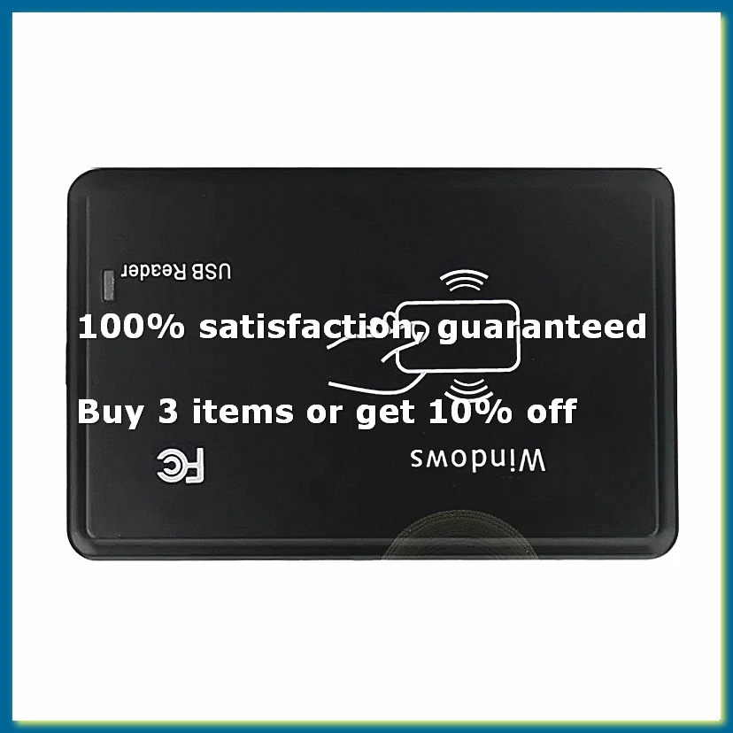 USB RFID Reader 125khz EM4100 ID Contactless Sensitivity Smart Card Reader TK4100 Support Window System Linux-DTB3