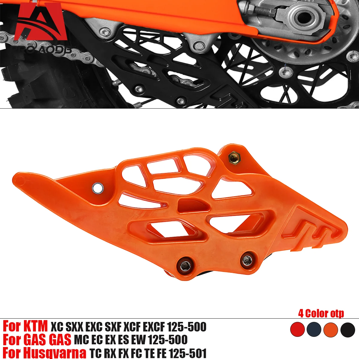 

Durable Motorcycle Rear Chain Guide Protector Cover For KTM 2024 EXC 300 EXC-F350 500 EXC150 SX SX-F XC XC-F 125-450 2023 2024