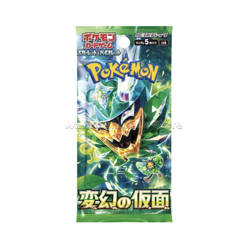 Original Pokemon Card PTCG Japanese Edition Series SV6 Transform Mask Anime Game Trading Cards Children Gifts Board Game Toys