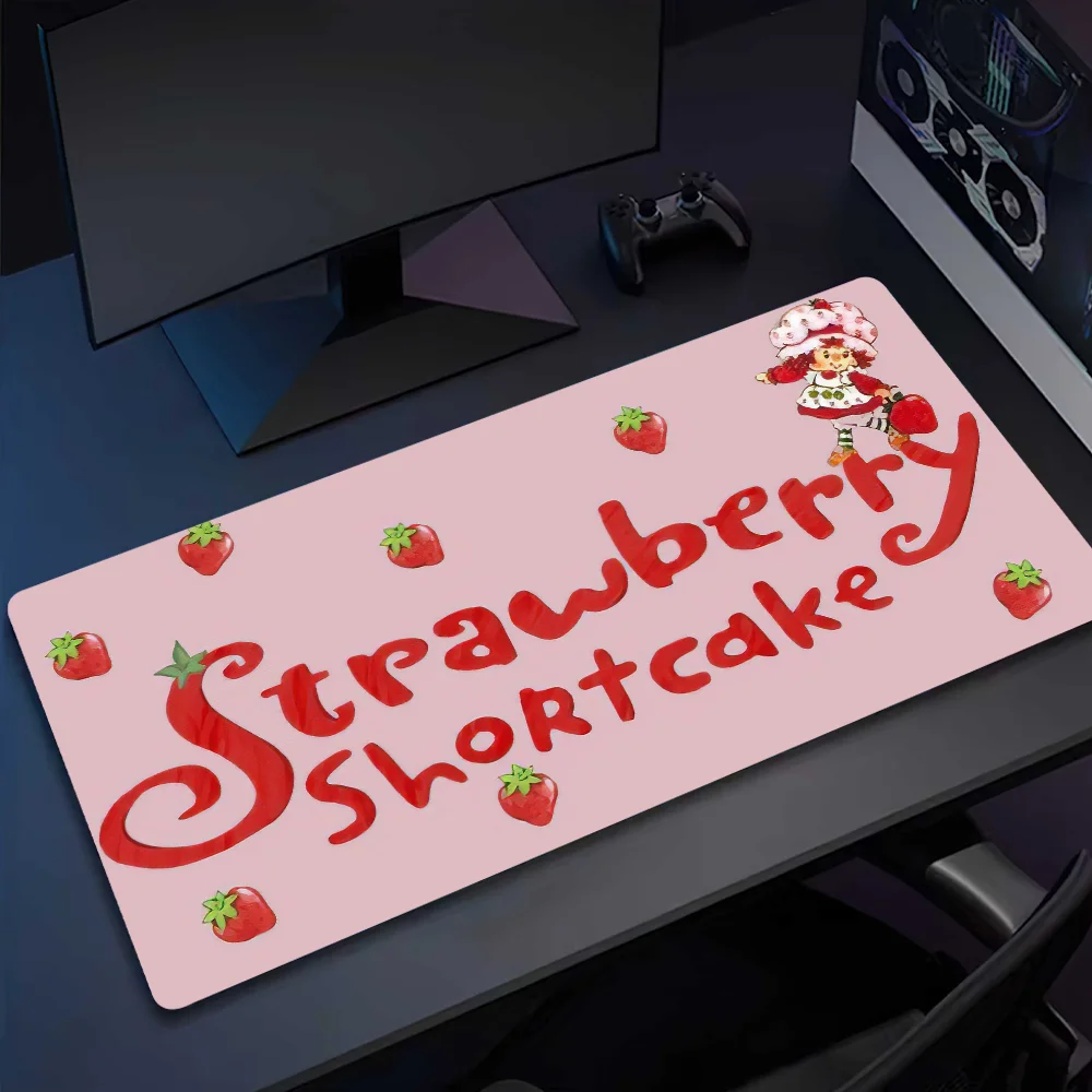 منصات الماوس غير قابلة للانزلاق Lockedge S-الفراولة مكتب طالب الألعاب سميكة كبيرة الكتابة S-شورت كيك الوسادة الكرتون وسادة الماوس الوسادة