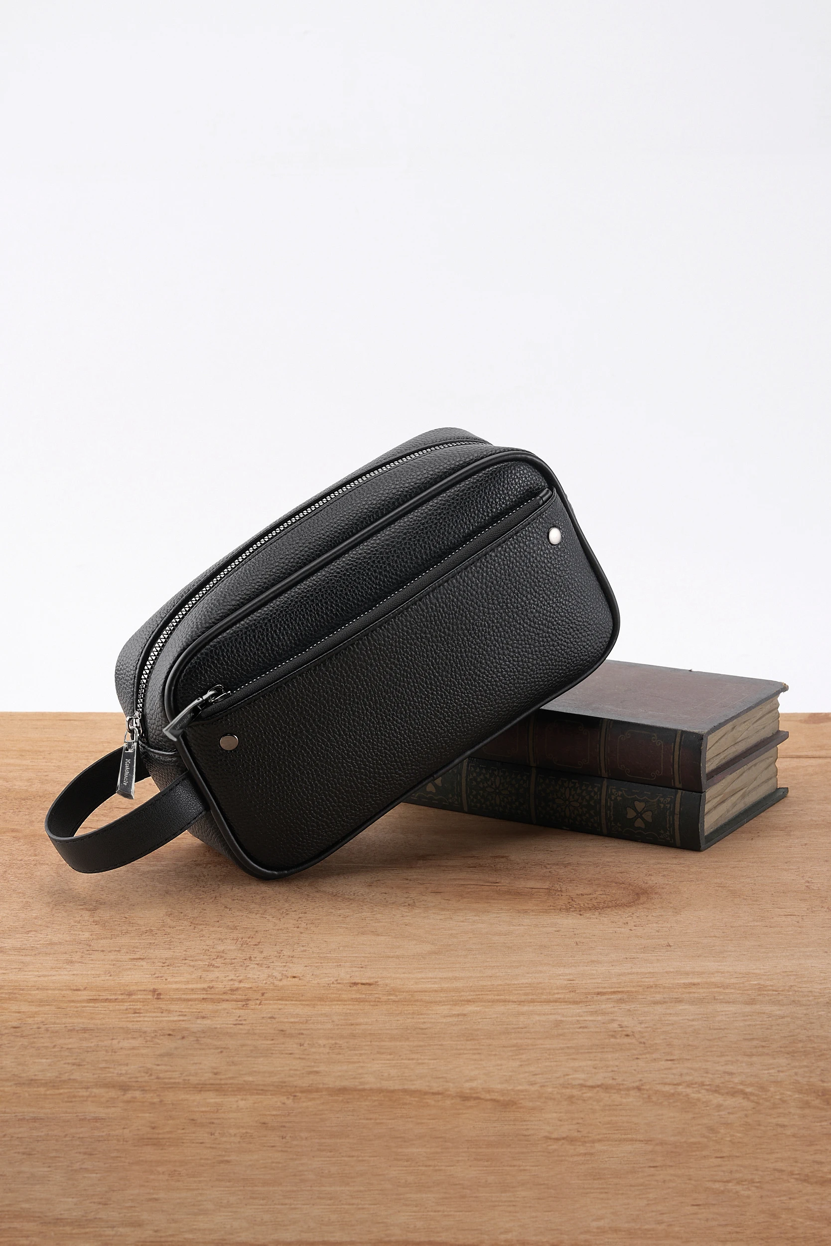Edc Carry Bag - ​​Men's Textured PU Leather Organizer Bag