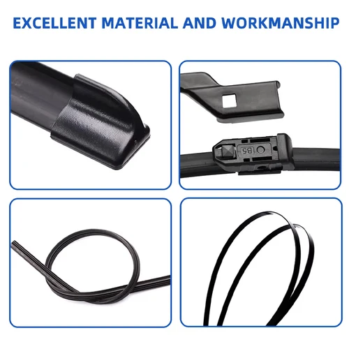 Imagen 2 del producto Para JAC Refine S2 2015-2021 23 ""+ 15"" + 10 ""escobillas de limpiaparabrisas delanteras y traseras accesorios para cortador de ventana 2019 2020 2021