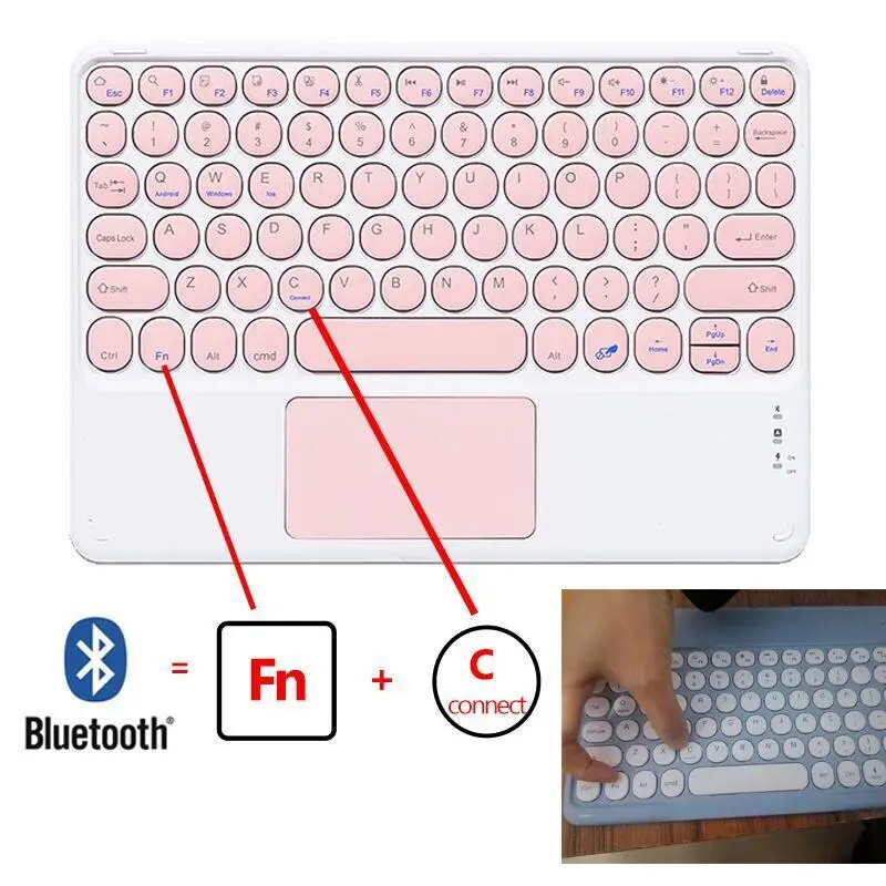 Imagem -06 - Capa Teclado Bluetooth para Xiaomi Pad Retroiluminado sem Fio Espanhol Coreano Espanhol Espanhol Magnético Pro 11