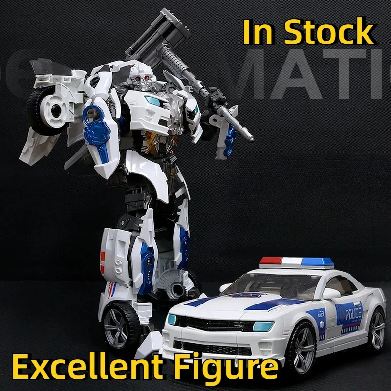 Transformation Toy Alloy Enlarged Version 29CM WK100 Bee  Police Car Model Gift Collection Figure