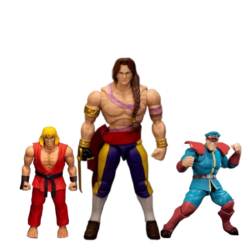 

Jada Toys Ultra Street Fighter II M.Bison Dhalsim Baroque Ken RYU Guile 6" Inch Action Figure Collectible Toy Gift In Stock