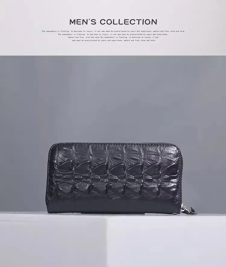 

New Style Men's Genuine Leather Wallet with Premium Texture - Fashionable, Durable, Casual Soft Leather Handbag, Large Capacity