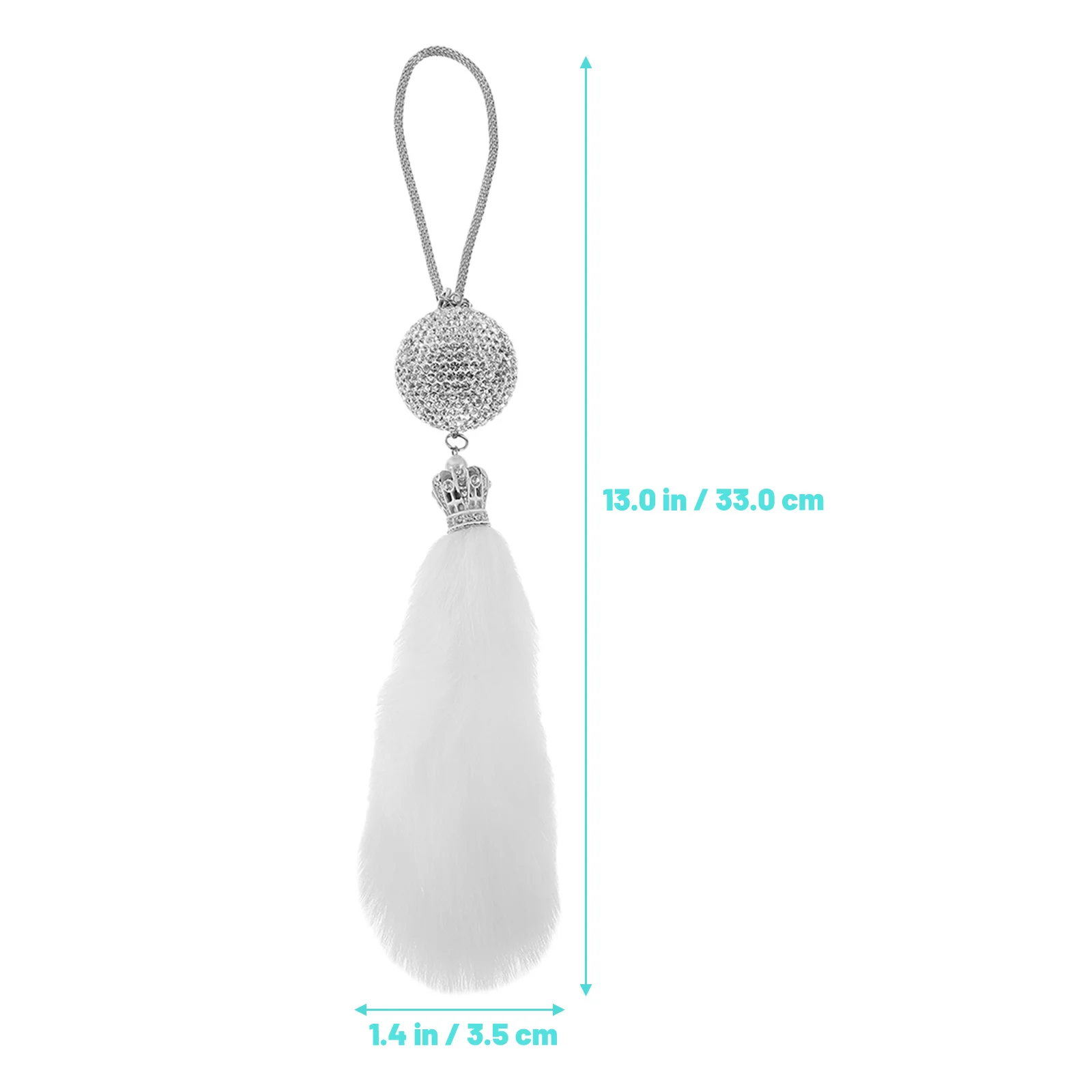 

1Pcs Crystal Ball Car Hanging Decor Long-Lasting Auto Hanging Ornament Decoration Gift for Family Friends Lovers