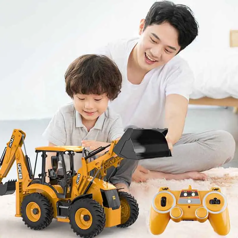 

1/20 RC Excavator Tractor Truck 180-degree Rotatio for 2.4GHZ 11CH Engineering Car Radio Control Remote Controlled Toys for Boys