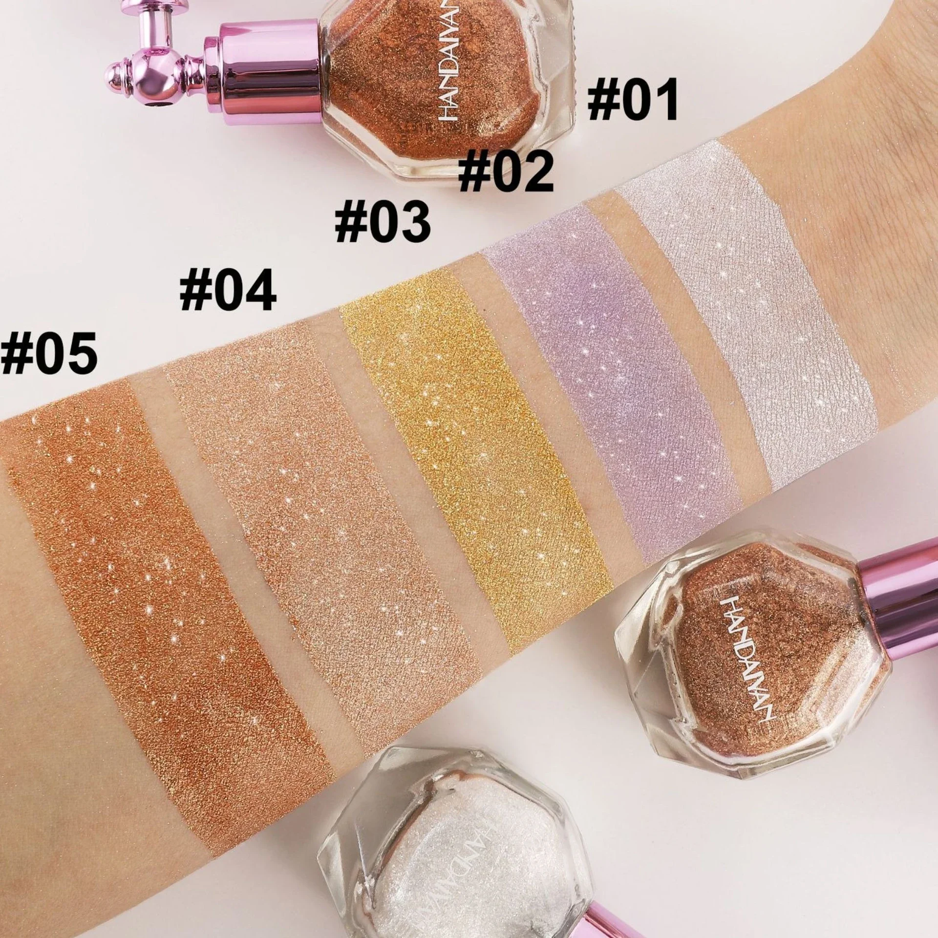 フェアリー高光沢ダイヤモンドきらめくスプレー ハイライター パウダー 顔と体用 ハイライター メイクアップ フェイス パウダー ボディ シマー