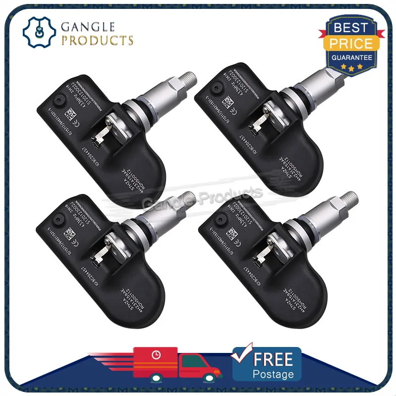 

4PCS 4H231A159AE TPMS Sensor Tire Pressure Monitor Systems 433MHZ For Ford Galaxy Mondeo Jaguar S-Type XF XJ Volvo C30 S40 V50