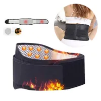 New Tourmaline Waist Brace Support Belt Band Self Heating Lower Back Supports Magnetic Therapy Lumbar Waist Bandage Waist Bel
