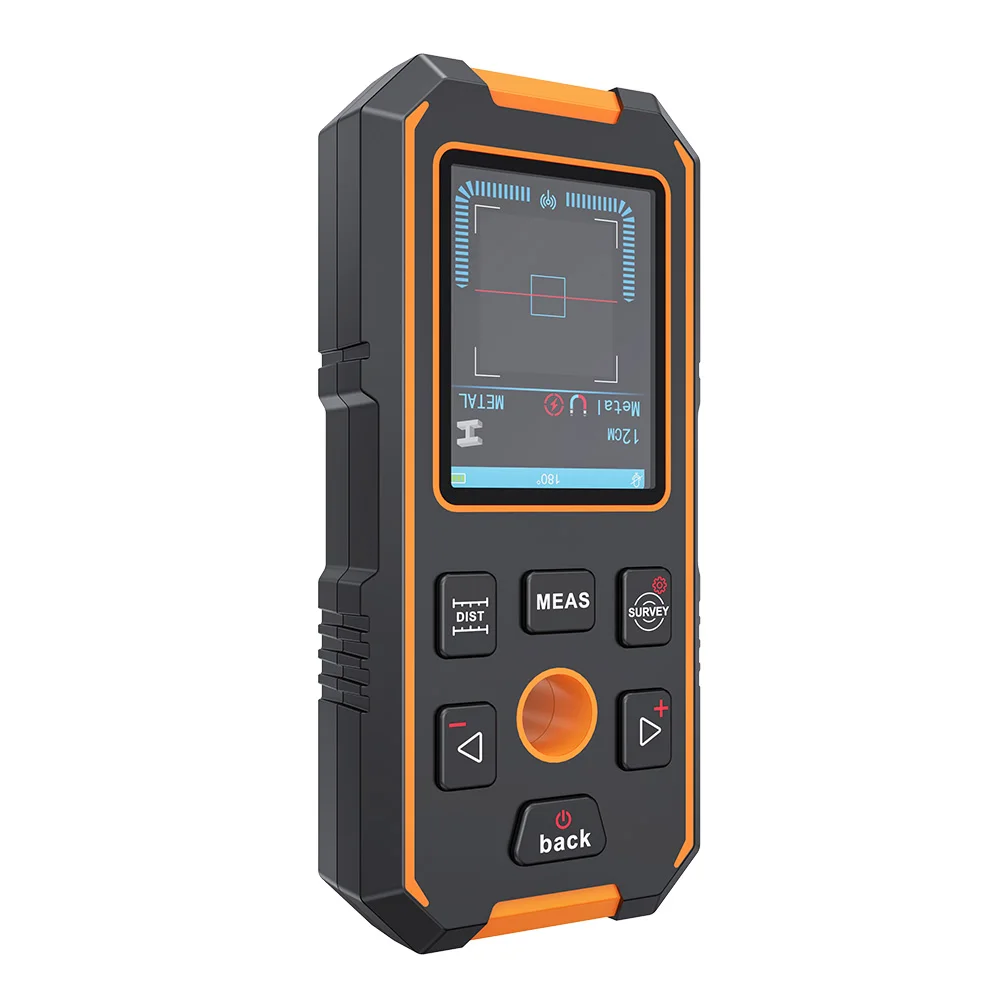 NF-513 Wanddetektor, 3-in-1-Metalldetektor, finden Sie Metall, Holzbolzen, Wechselspannung, Live-Draht, Erkennen von Wandscanner, elektrischer Box-Finder