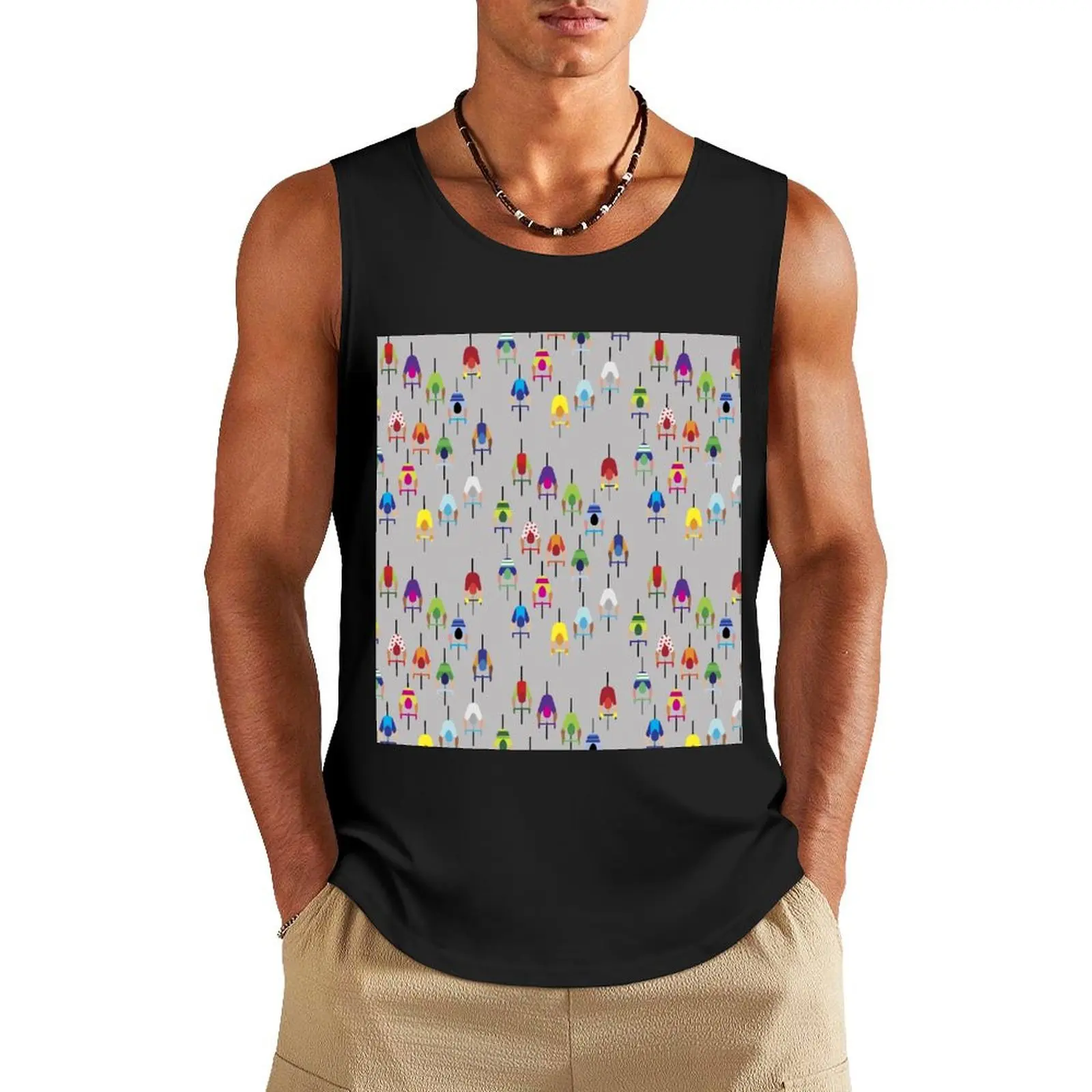 

The Peloton – Cyclists Tank Top man sexycostume t-shirt Men's gym clothes man bodybuilding