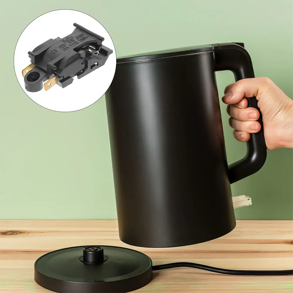 15Pcs Electric Kettle Thermostat Switch Automatic Shutoff Steam Control Button Replacement Part 250V 16A Household Appliance