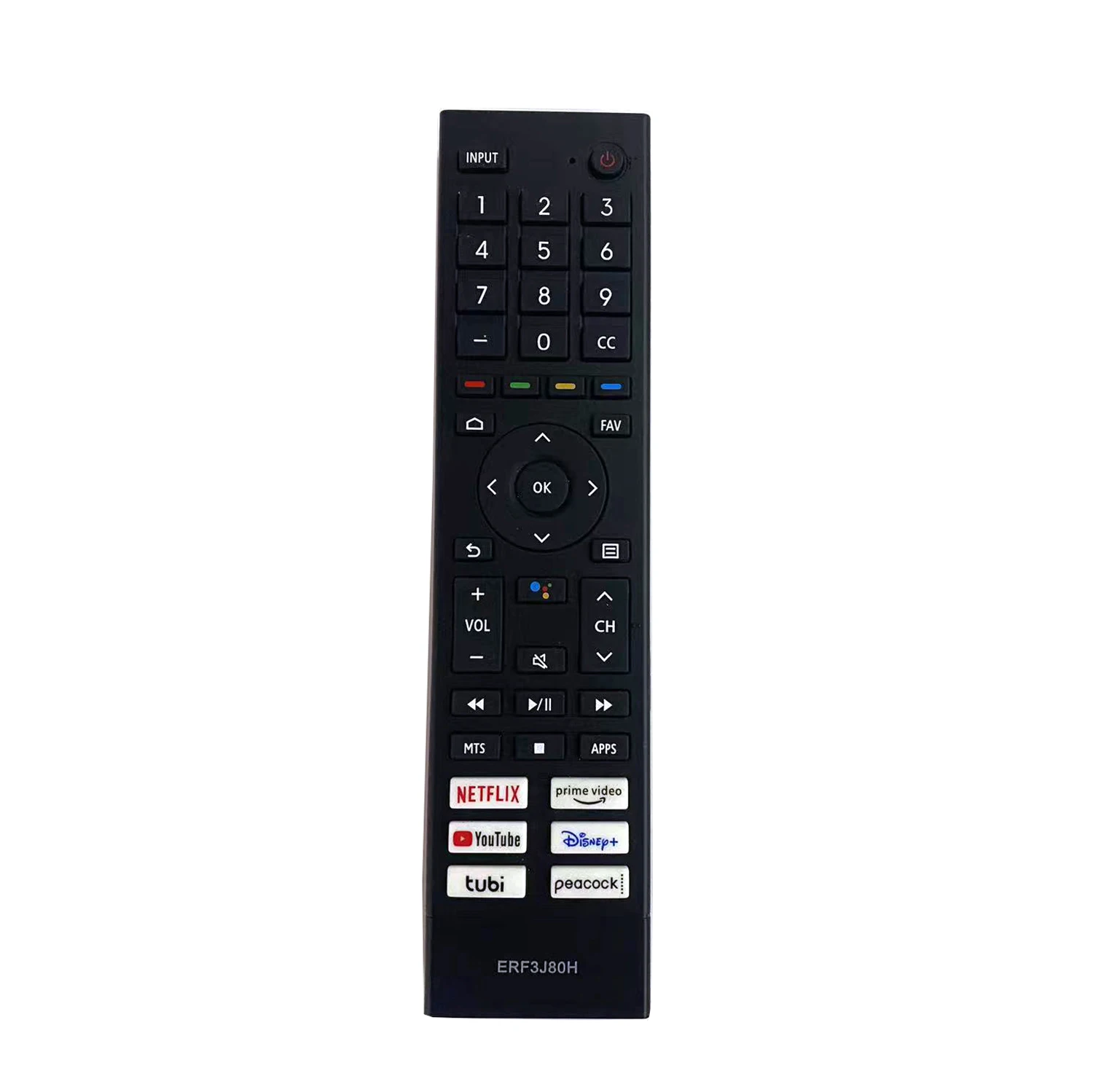 ERF3J80H Replacement Remote for Hisense 4K UHD Android Smart TV 75A6G 70A6G 65A6G 60A6G 55A6G 50A6G 43A6G No voice