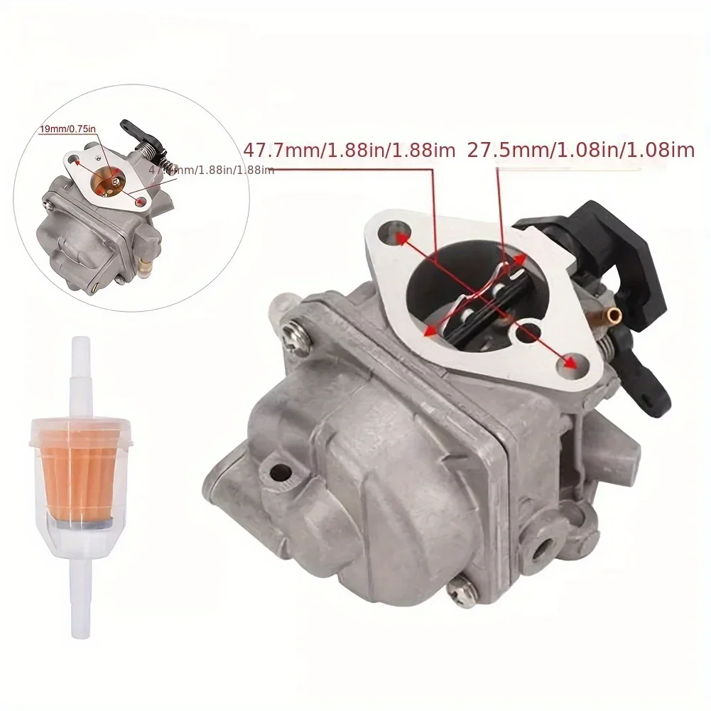 FOR Outboard Carburetor for Mercury 3.5HP 4HP  5HP 4-Stroke Tohatsu  & for Nissan 4-stroke 4hp 5hp outboard motors