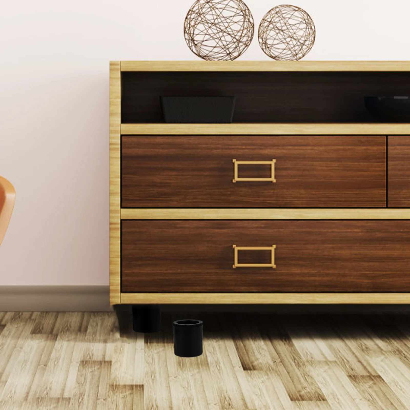 

4 Pcs Couch Feet Adjustable Legs Furniture for Cabinet Wardrobes Dresser Extenders Replacement 8 Inch