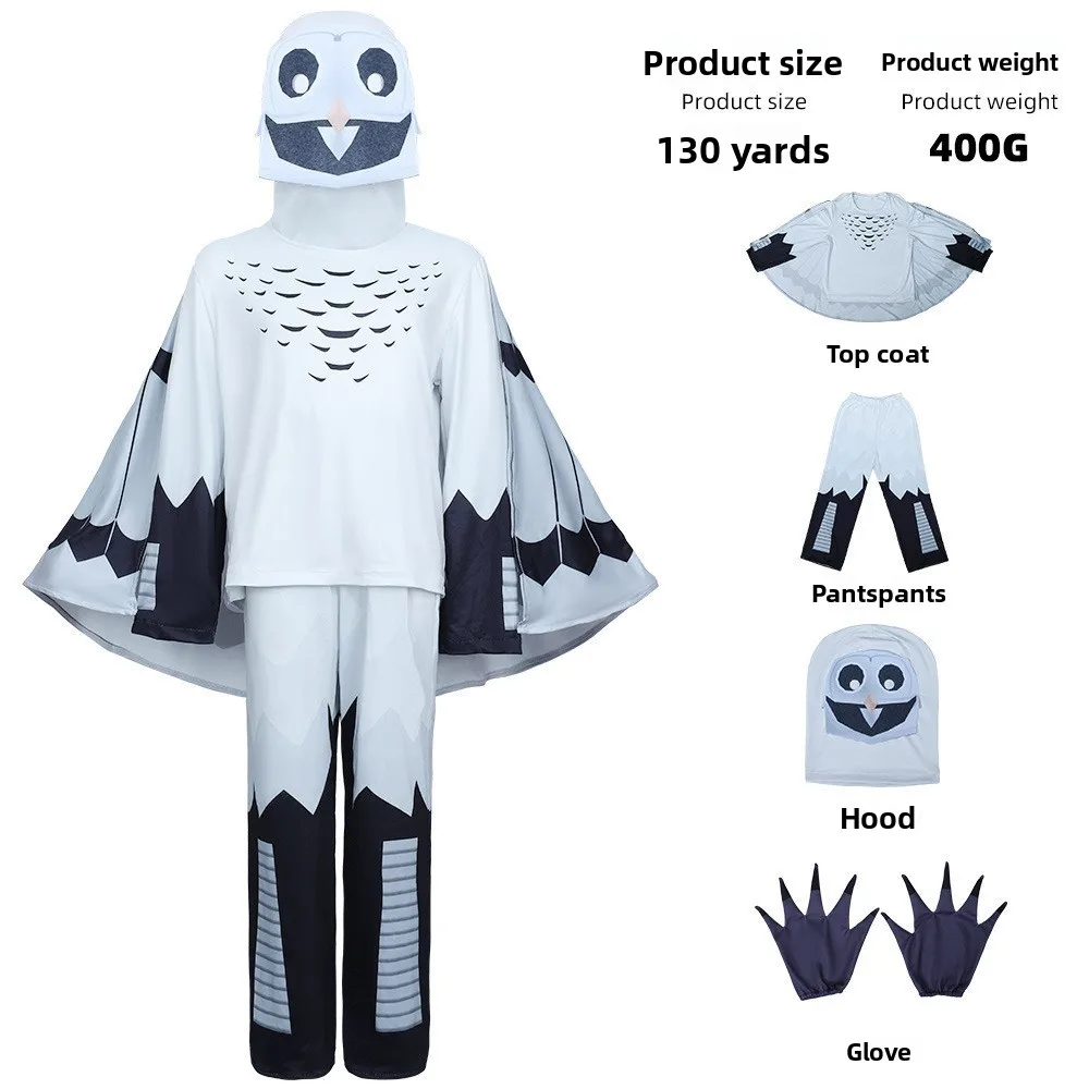 حار 99 ليال في الغابة الغزلان زي البومة تأثيري الزي هالوين زي للطفل كابوس الرنة هدية الكريسماس