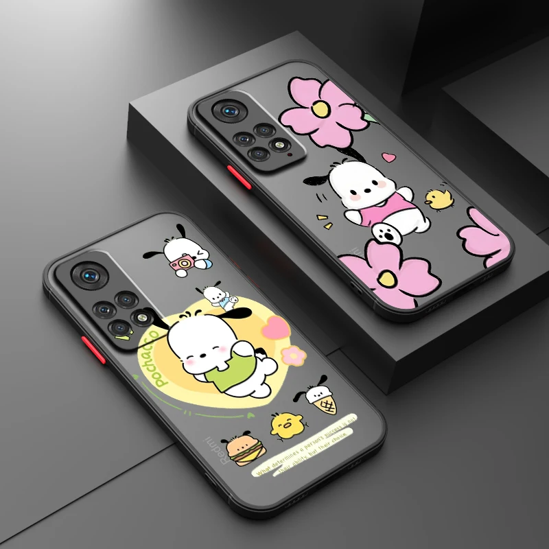 Sanrio Pacha Dog Cute Cartoon Frosted Translucent For Redmi 8 3 9A 9C 9AT 9 9T 13R 10A 10C 10 11A 12C 12 13C 5G Cover