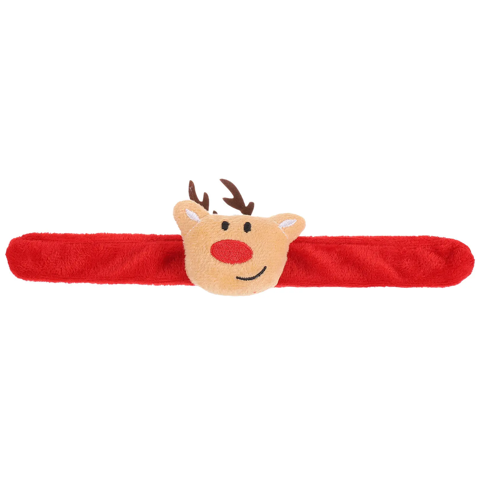 

Stylish Christmas Slap Bracelet Xmas Wristband Deer Theme Snap Band for Parties Festivals Decor Holiday Gifts Bulk Party