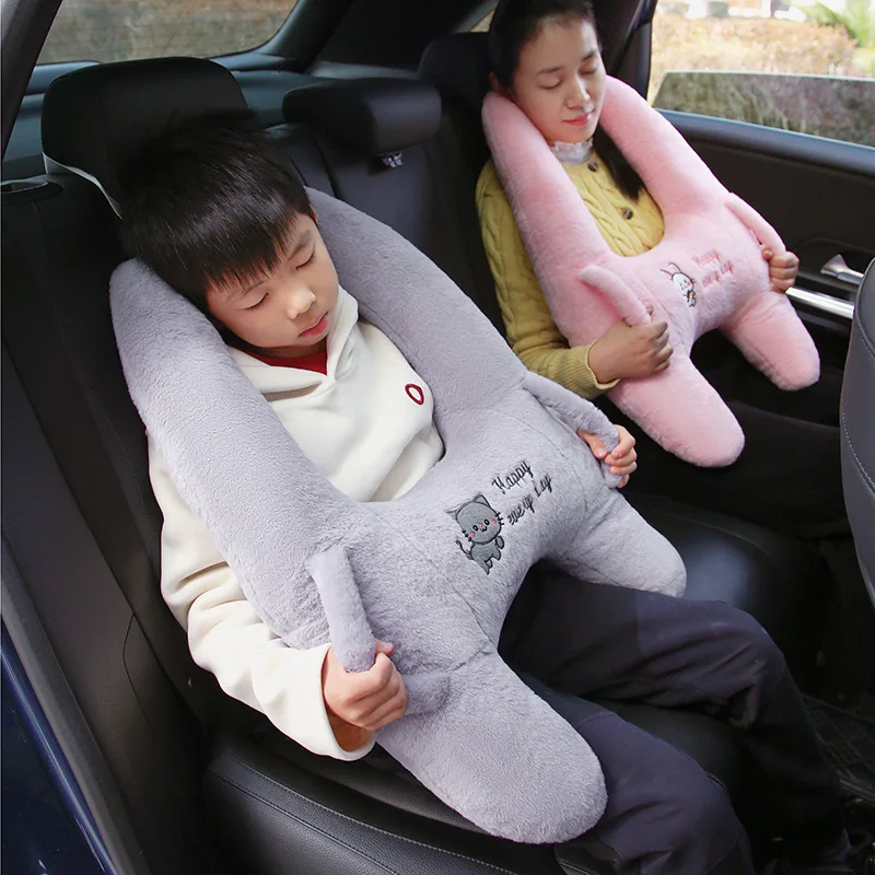 Children’s Car Headrests Car Sleeping Devices Car Seat Cushions Throw Pillows Adult Style Neck Protection Pillows  Car Gadget