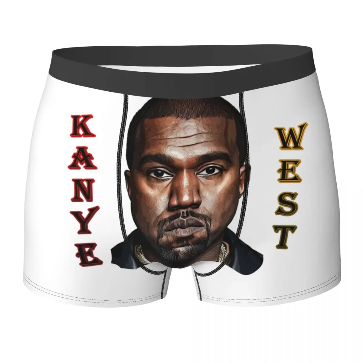 

Boxer Underpants Shorts Kanye West Panties Men's Soft Underwear for Homme Man Boyfriend Gifts