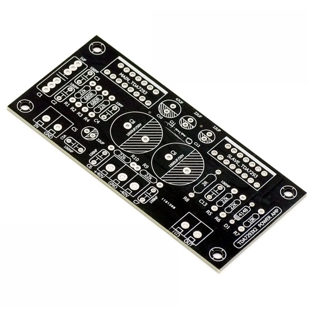 Black DIY Sound Kit High Performance Audio Parts Parallel Audio Board Parallel Chip Module Compact Circuit Design