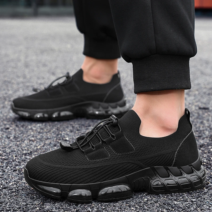 

Men Outdoor Casual Hiking Shoes Shockproof Breathable Upper Anti Slip Wear Resistant Comfort Long Time Walking Footwear