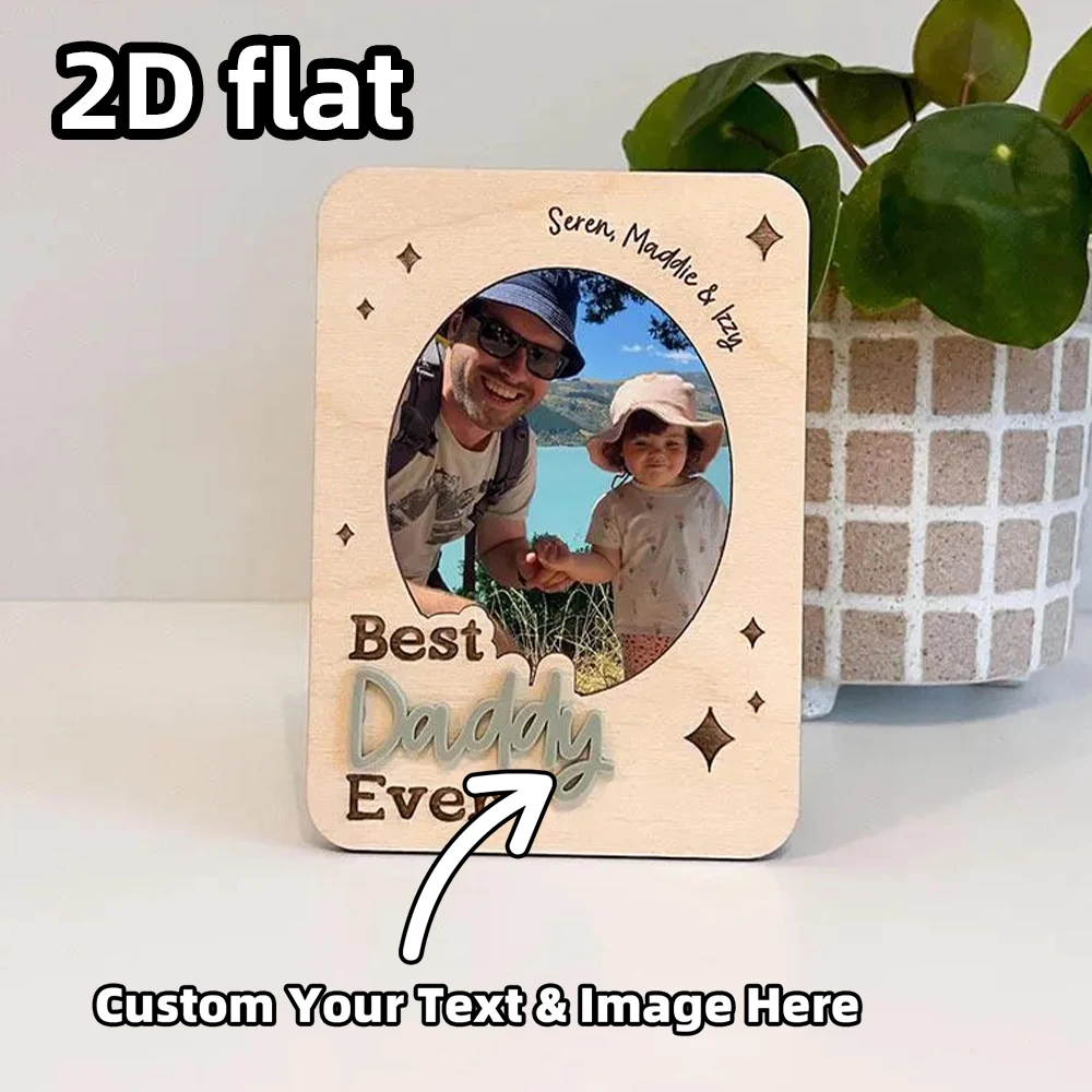 1 шт. персонализированная фоторамка ко Дню отца |   Подарок папе на заказ |   Магнит для фото «Я люблю тебя» |   Один предмет на день рождения