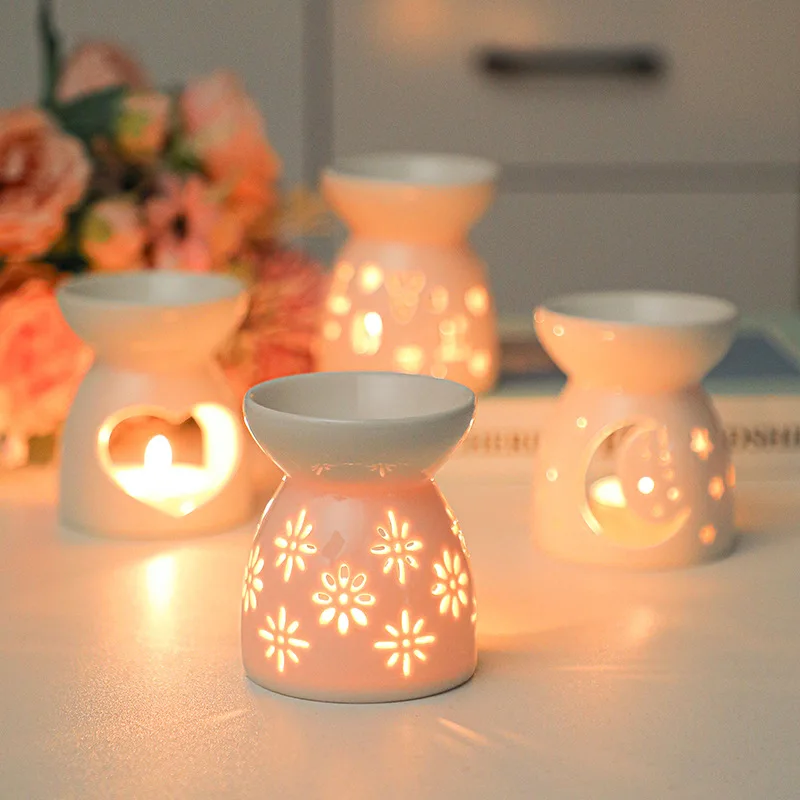 Incense Burner Wax Candle Incense Burner Incense Burner Bedroom Lamp Paint Aromatherapy Essential Oil Household