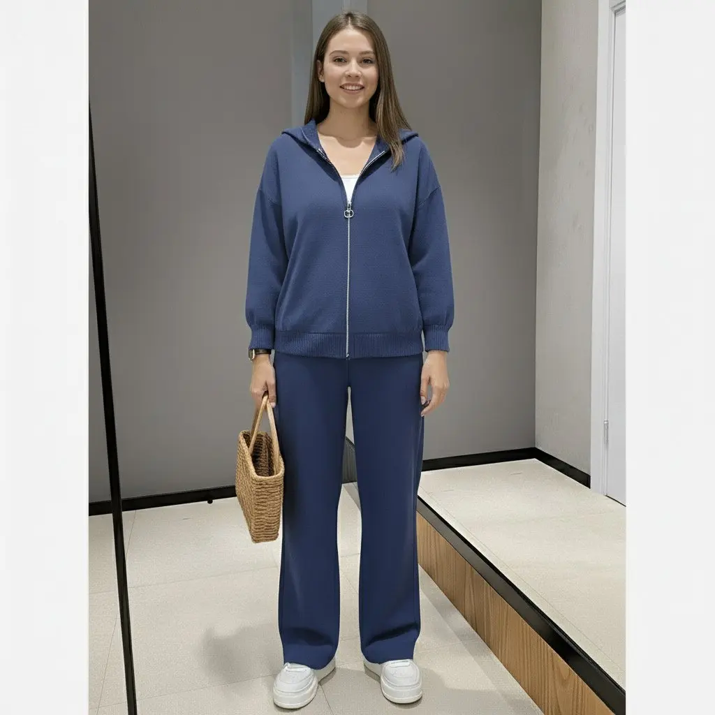 المرأة عارضة تناسب البدلة السراويل الصيف أزياء السراويل الطويلة فرقة نمط مريح لا نوع مجلس الديكور