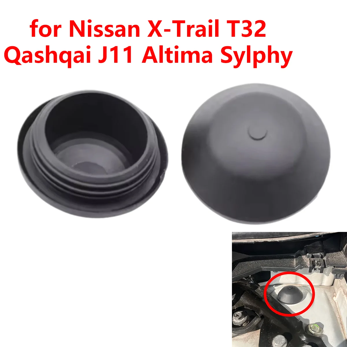 1/2Pcs Auto Vorderen Federbein Halterung Kappe Wasserdicht Staubdicht Abdeckung für Nissan X-Trail T32 Qashqai j11 Altima Sylphy