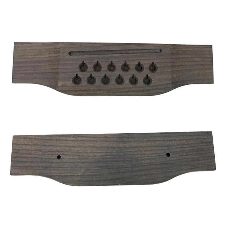 G6DE Guitar Bridge Set Bridge & Bridge Pins & Saddle and Nut Replacement Parts