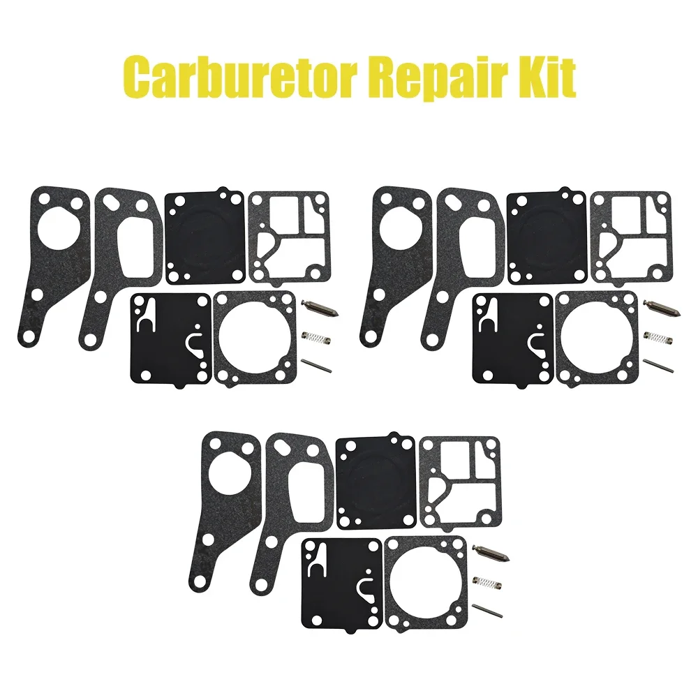 3pcs/lot Carburetor Diaphragm Gasket For McCulloch Mini Mac 110 120 130 140 Zama Carb M1 M7 Chainsaw Carburetor Rebuild