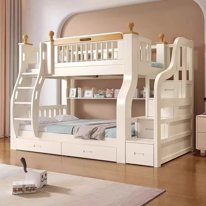 Factory Price Durable Using Wood and Bunk Bed Children Kids Beds Bedroom Sets for Bedroom Furniture