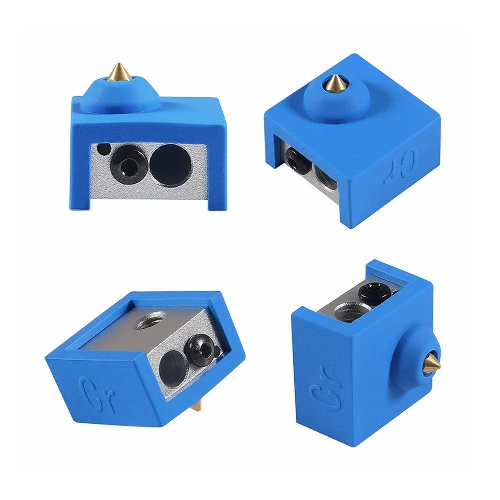 3PCS Ender 3 Heater Block Silicone Sock 3D Printer Hotend Cover for Ender 3 Pro Ender 3 V2 Ender 5 Ender 5 Pro CR-10/10S MK7/8/9