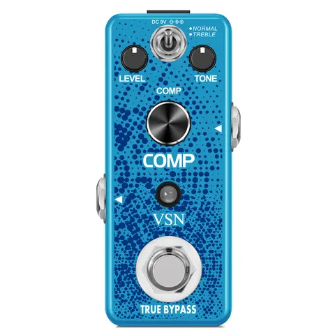 VSN LEF-333 Guitar Compressor Pedal Digital Comp Effect Pedals For Electric Guitar Classic Studio Grade Compressors