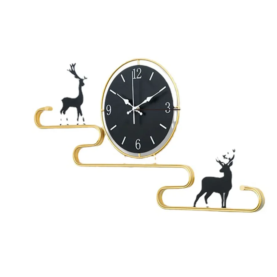 

Unique Art Deco Wall Clock Living Room Nordic Glowing Creative Decorative Wall Clock Modern Design Horloge Wall Decorations