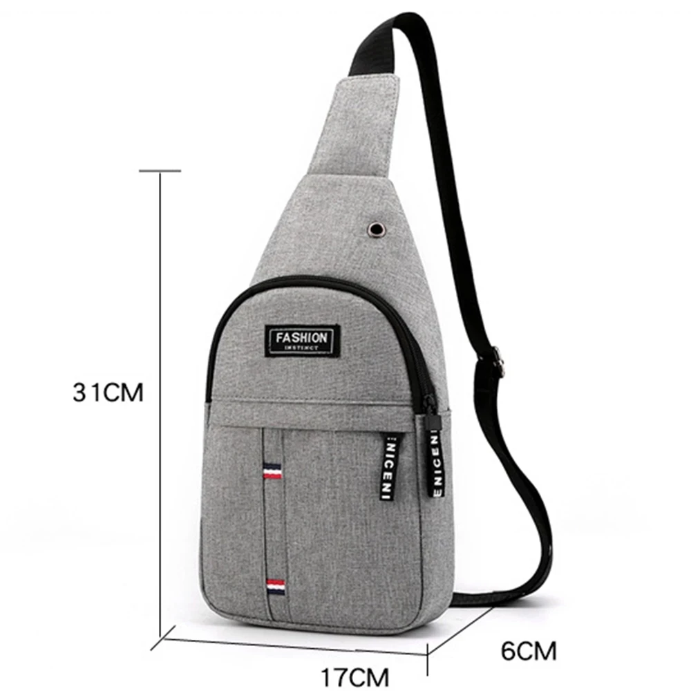 Men Shoulder Bags Nylon Waist Packs Sling Bag Crossbody Outdoor Sport Shoulder Chest Daily Picnic Canvas Messenger Bag Bolsa